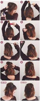 Short Hair Half Up Short Hair Styles Hair Styles Hair Lengths