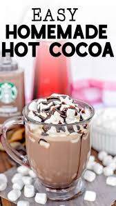 Easy Homemade Hot Cocoa Recipe For Two In 2020 Hot Cocoa Recipe Hot Cocoa Recipe Homemade Cocoa Recipes