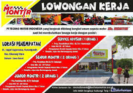 Usia kamu mana kok gak ditulis. Lowongan Kerja Pt Techno Motor Indonesia Februari 2021