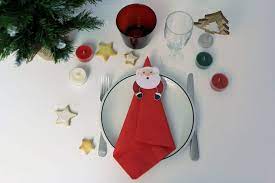 C'est facile et rapide à faire. Pliage De Serviette Pere Noel