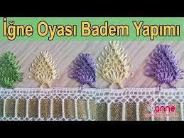 Igne Oyasi Badem Modeli Yapimi Tig Isleri Boncuk Isi Oya