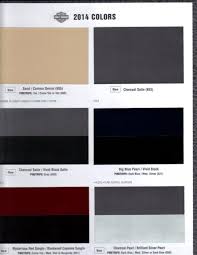 08 Harley Davidson Color Chart Thelifeisdream