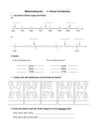 Zahlenraum Bis 10000 Mathematik 4 Klasse Mit Bildern Zahlenraum Klassenarbeiten Schriftlich Multiplizieren