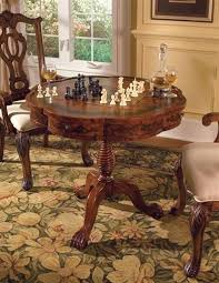 Pie Crust Game Table Dining Room Victorian Chess Table Table