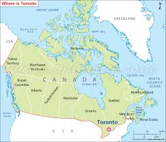 Południowa kanada 1:3 000 000. Where Is Toronto Located Toronto Location On Canada Map