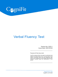 Image result for Verbal Fluency Test