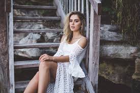 Starring model wallette watson, the spread features embellished dresses and gowns. Seaside Steph Claire Smith For Ladyluna Summer Campaign Julia Trotti Photography Tutorials Camera And Lens Reviews
