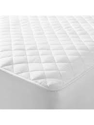 John Lewis Partners Natural Cotton Quilted Mattress Protector In 2020 Mattress Protector Mattress Cotton Quilts