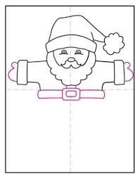 Learn to draw santa claus. How To Draw Santa Claus Art Projects For Kids