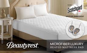 My suspicion is that the culprit is the pillow top feature that's. Amazon Com Beautyrest 3m Scotchgard Heated Mattress Pad Secure Comfort Technology Luxury Quilted Electric Deep Pocket 5 Setting Controllers Twin Xl White Home Kitchen