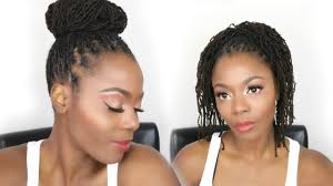 There are numerous dreadlock hairstyles for natural hair out there. How To Get The Perfect Bun With Medium Length Locs Plus Bonus Styles Jungle Barbie Youtube