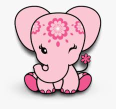 cute pink elephant png download pink baby elephant cartoon transparent png transparent png image pngitem cute pink elephant png download