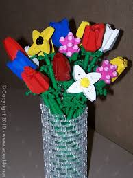 Please note, a vase is not included. Lego Flower Bouquet With Vase Lego Flower Lego Design Lego Art