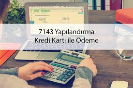 Gelir i̇daresi başkanlığıtüm yapılandırılan vergi borçları sorgulama ve ödeme. 7143 Yapilandirma Odeme Kredi Karti Finanslayin