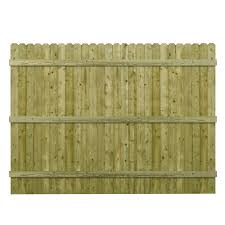 Check out our fence panel selection for the very best in unique or custom, handmade pieces from our garden decoration shops. Barrette 6 Ft H X 8 Ft W Pressure Treated 4 In Dog Ear Fence Panel 73000473 The Home Depot