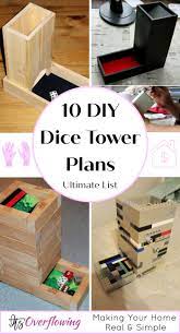 Papercraft dice tower image boardgamegeek. 10 Free Diy Dice Tower Plans Make Your Own Dice Tower