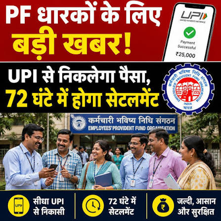 EPFO-Plan-Auto-Settlement of PF Claims EPFO 3.0: कर्मचारियों के लिए बड़ी खुशखबरी, 72 घंटे में PF सेटलमेंट और UPI  से निकासी की तैयारी नई दिल्ली। कर्मचारी भविष्य निधि संगठन (EPFO) जल्द ही  EPFO ...