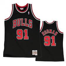 Top qualität schnelle lieferung & zahlung auf rechnung gratis retoure Dennis Rodman 91 Chicago Bulls 1997 98 Mitchell Ness Swingman Trikot