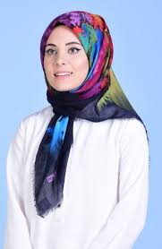 Sefamerve Cekme Cotton Esarp 50325 01 Lacivert Turkuaz Esarp Fular Baglama Stil