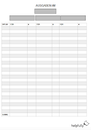 Blanko tabellen zum ausdruckenm : Vorlage Ausgaben Tabelle Im Monat Blanko Monatsplaner Vorlage Vorlagen Planner Gestalten