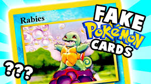 Pocket monsters red and green. Hilarious Fake Pokemon Cards Youtube