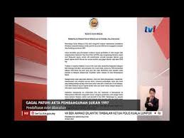 Akta pembangunan sukan (akta ): N8 Gagal Patuhi Akta Pembangunan Sukan 1997 Pendaftaran Aam Dibatalkan 26 Mac 2019 Youtube