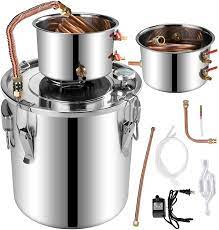 Bar cabinet made by ukrainian masters with high quality materials. Amazon Com Stainless Steel Water Alcohol Distiller For Gin Whisky Wine Brandy Making Copper Tube Home Brew Wine Making Kit With Build In Thermometer 3 Gallon 12l Spirits Boiler For Beginners Experts 3gal Home