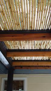 Bamboo Roof Bamboo Ceiling Pergola With Roof