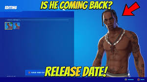 Preview 3d models, audio and showcases for fortnite: Download Travis Scott Skin Confirmed Return Release Date In Fortnite Item Shop Travis Scott Skin Daily Movies Hub