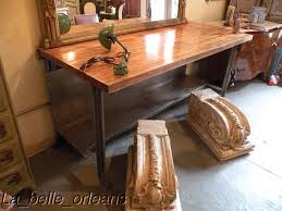 What kind of wood is a kitchen island made out of? Free Download Industrial Vintage Butcher Block Table Kitchen Island For Sale 950x712 For Your Desktop Mobile Tablet Explore 48 Antique Wallpaper Table For Sale Antique Wallpaper Table Antique Wallpaper