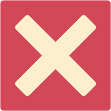 Negative Squared Cross Mark This Beautiful Icon Was Created With The Awesome Graphics Editor At Kwippe Madewithkwippe Over 30000 Pieces Of Art And Icons Fro