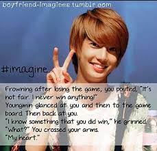 You and yunho laughed it off. Youngmin Imagine Kpop Scenarios Boyfriend Kpop Boyfriend Imagines Boyfriend