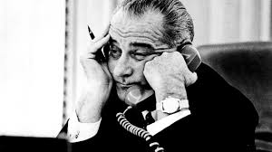 As elevator operator in San Bernardino, LBJ had nowhere to go but up