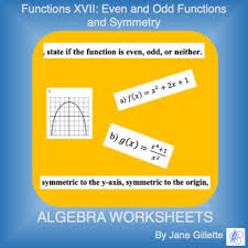 Even Odd Functions Worksheets Teaching Resources Tpt