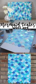 Diy Birthday Decorations For Kids Diy Mermaid Fish Scales Wall Artwork Backdrop Art Backdrop Diy Fish Mermaid Scales Wall Mermaid Party Decorations Mermaid Diy Diy Party Decorations