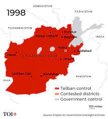 Eight districts in the north, south, southeast, west and center have fallen under taliban control, while another district in the south is under. In Eight Maps How Taliban Came Knocking On Kabul S Door Times Of India