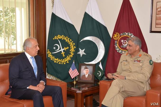 Image result for Khalilzad meets civil-military leadership to discuss Afghan reconciliation process"
