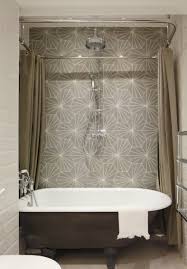 Luxury fabric shower curtain damask jacquard shabby chic high quality brown/gold. Luxury Shower Curtains To Style A Modern Bathroom