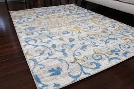 Shop with the rugs specialists at esalerugs today. Paris Collection Oriental Cream Blue Gold Area Rug Walmart Com Walmart Com