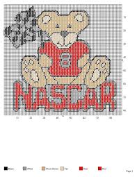 This can be stitched in one evening and… 120 Nascar Patterns Ideas Plastic Canvas Patterns Plastic Canvas Crafts Canvas Patterns