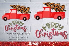Check spelling or type a new query. Merry Christmas Red Truck Sublimation Graphic By Natashaprando Creative Fabrica