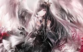 In this painting michael leads the good angels against lucifer, the fallen angel who refuses to submit to god's authority. Anime Girl Dark Angel Wallpapers Wallpaper Cave