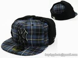 Cheap Wholesale Mlb New York Yankees Winter Caps Earflaps Hats Grid Grid For Sale Mlb Fitted Hats New York Yankees Winter Cap Fitted Hats