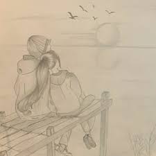 Love Sketches Couple Relationships Love Sketches In 2020 Easy Love Drawings Art Drawings Sketches Simple Sketches