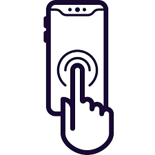 Recibirás un código de desbloqueo junto con un tutorial sobre cómo liberar tu equipo. Icono Celular Mano Telefono Contacto Desbloquear Gratis De Mobile Smart Phone