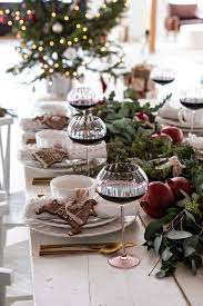 An Easy Christmas Tablescape My Christmas Menu Christmas Dinner Table Christmas Table Decorations Winter Table Decorations