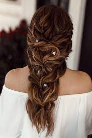 25 Half Up Half Down Wedding Hairstyles Braided Hairstyles For Wedding Wedding Hair Down Messy Bridal Hair