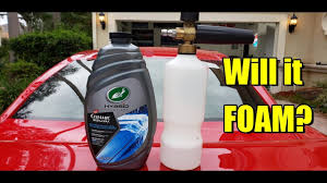 Turtle Wax Ceramic Wash And Wax In A Foam Cannon Test Youtube