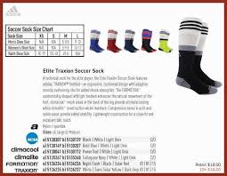 79 unfolded youth soccer sock size chart