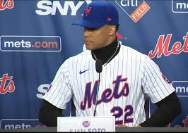 On a day Juan Soto was introduced at Citi Field after signing a record  contract worth $765 million over 15 years, team owner Steve Cohen was asked  if Alonso could be the